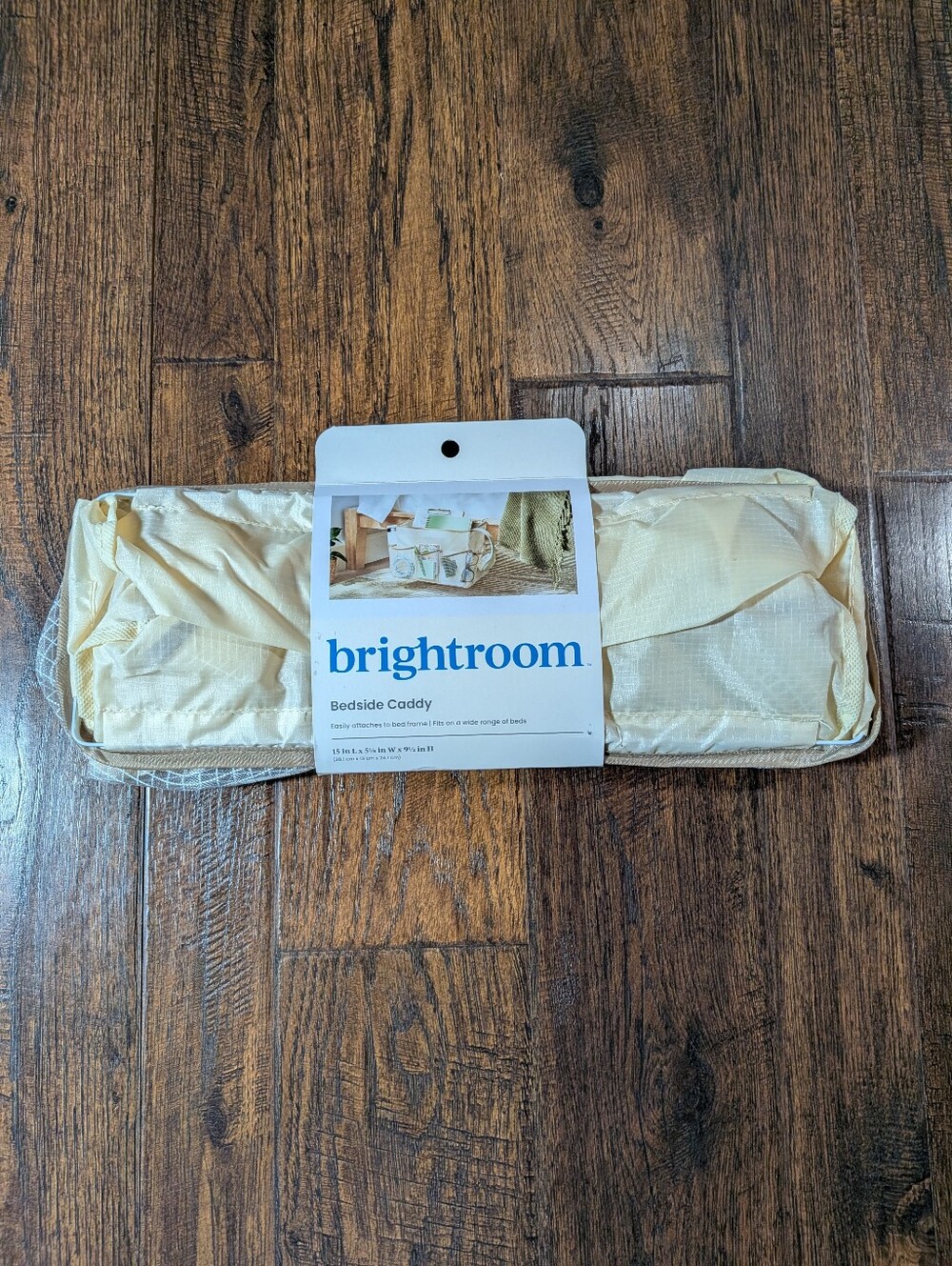 Brightroom Bedside Caddy Attaches To Bed Frame 15” X 5 1/8” X 9.5”